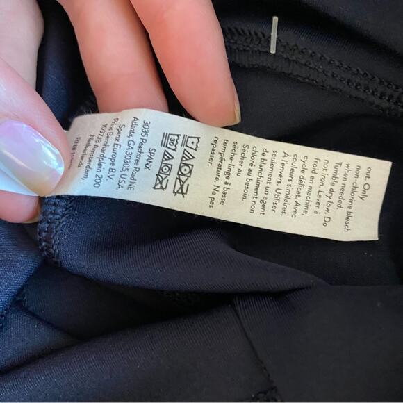 NWT Spanx Navy Faux Suede Leggings - Picture 6 of 8